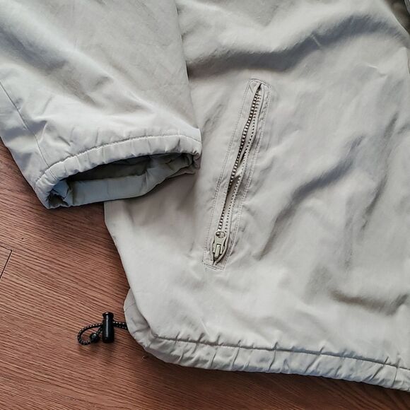 Eddie Bauer XL All Weather Lightweight Cozy Winter Tan Khaki Jacket - Picture 9 of 10